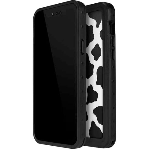Cow Print iPhone 15 Waterproof Case